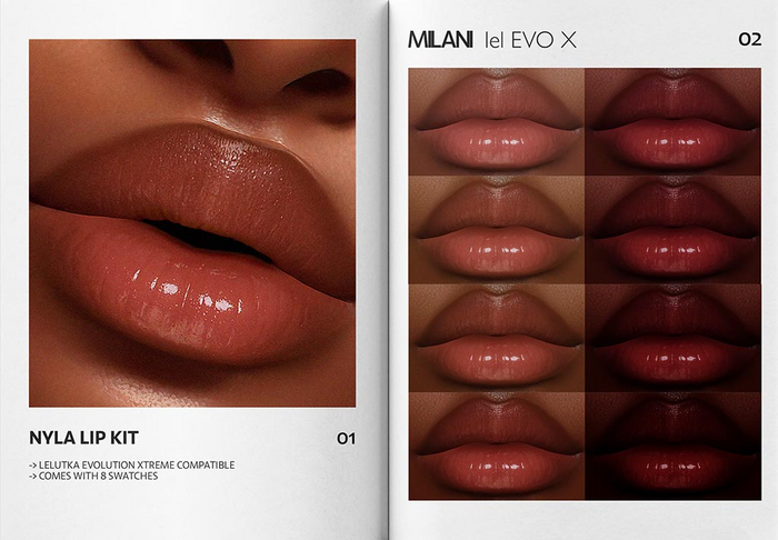 MILANI - "NYLA" LIP KIT / FATPACK