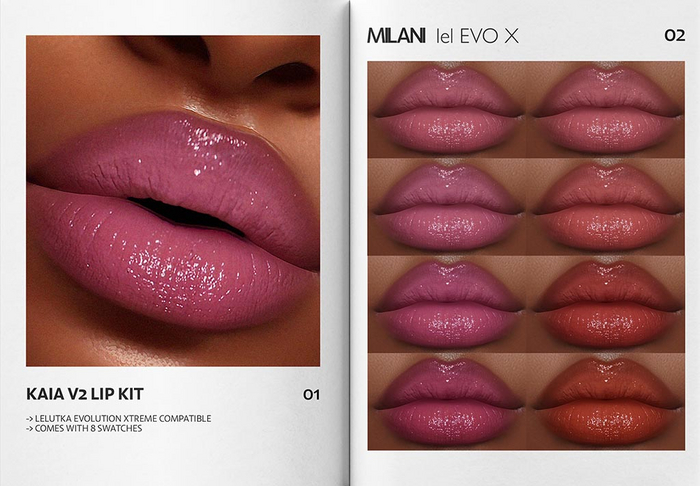 MILANI - "KAIA V2" LIP KIT / DEMO