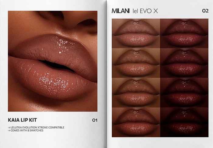 MILANI - "KAIA" LIP KIT / FATPACK