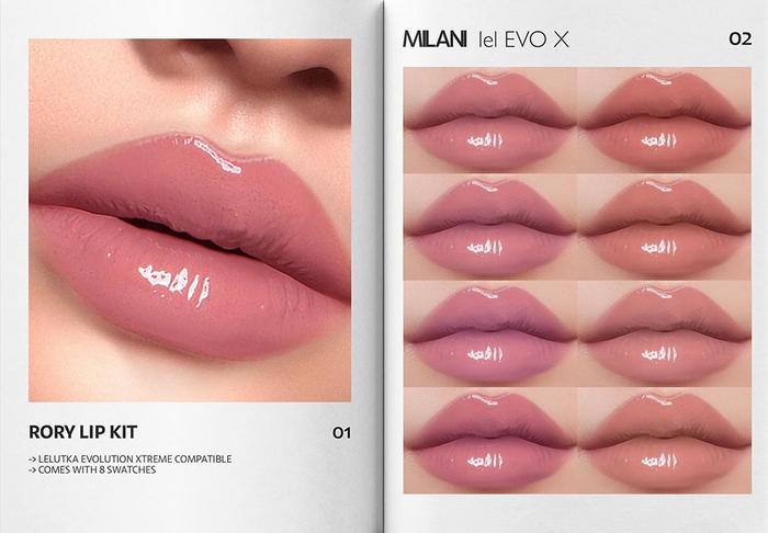 MILANI - "RORY" LIP KIT / DEMO