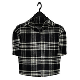 Spade: Carter Cowboy Shirt (Black Plaid)