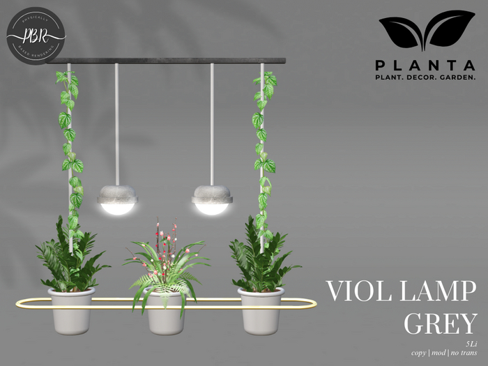 Planta - Viol Lamp Grey