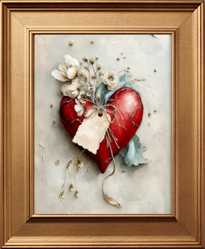 Tams - Wall Decor - Red Heart