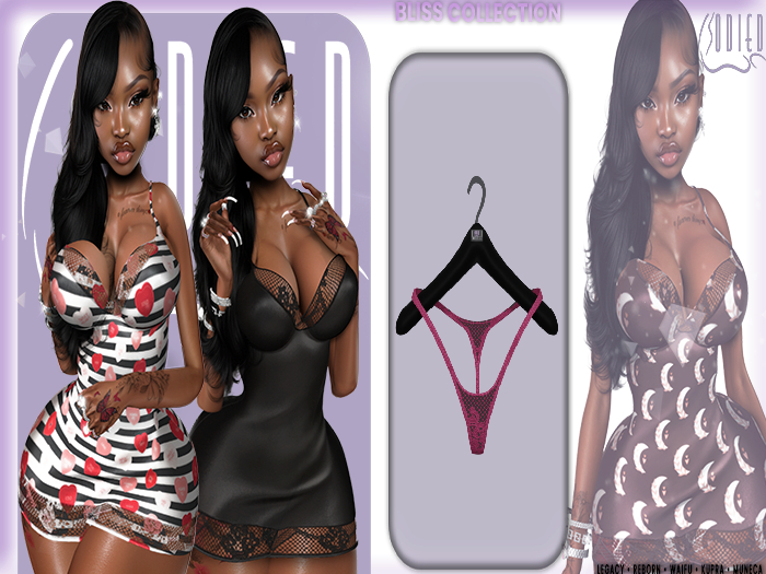 BODIED: Bliss Thong - Fuchsia