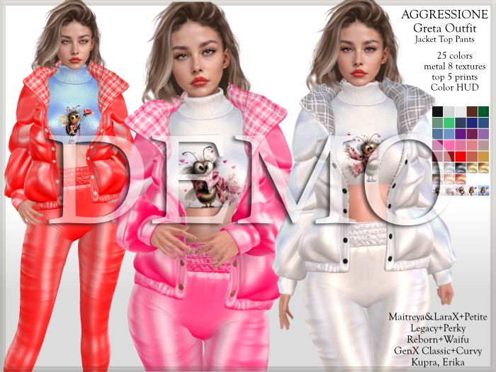Aggressione Greta Outfit DEMO
