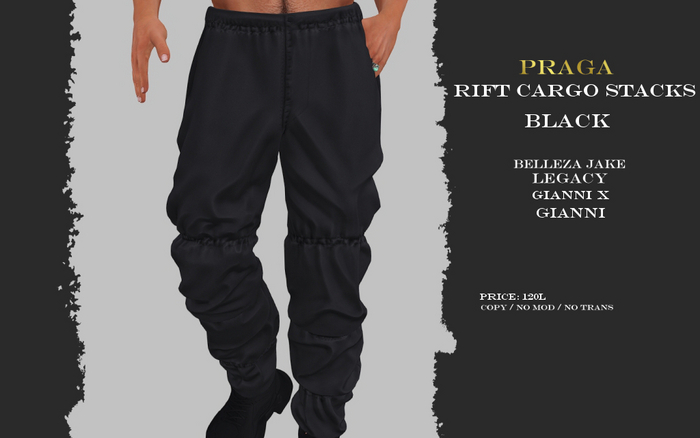 Praga Rift Cargo stacks - Black