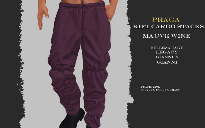 Praga Rift Cargo stacks - Mauve Wine