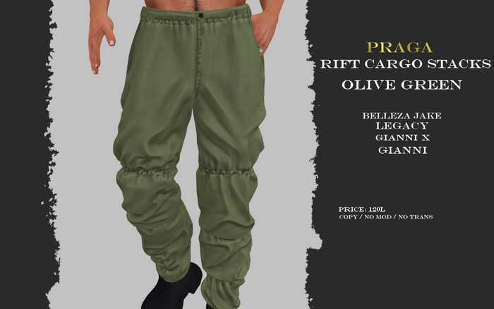 Praga Rift Cargo stacks - Olive Green