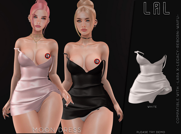 -LAL-Moon  Dress [ WHITE]