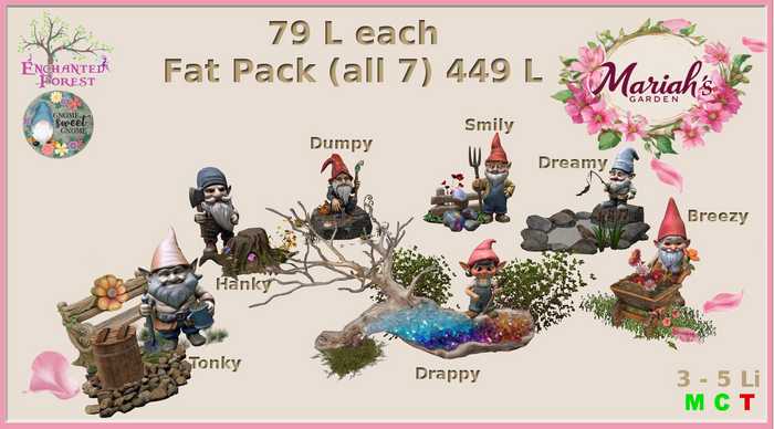 !MG! - Enchanted Gnomes - Fat Pack. - Boxed