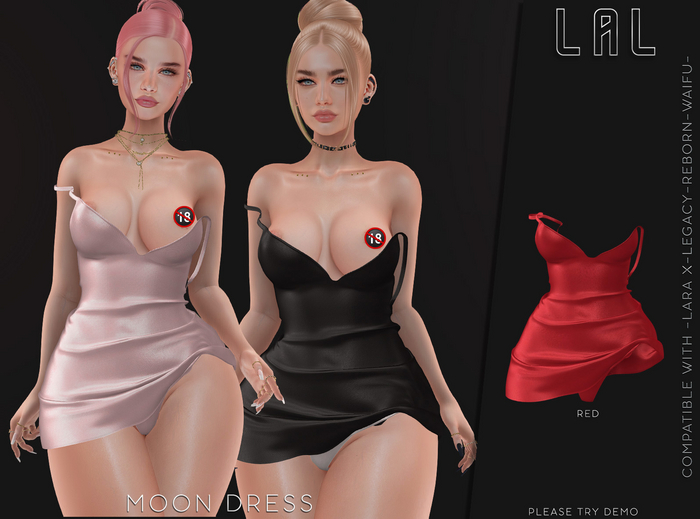 -LAL-Moon  Dress [ RED  ]