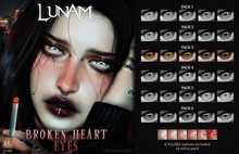 LUNAM ⋅ ⋆☽︎⋅ Broken Heart Eyes ⋅☾⋆ ⋅ PACK3