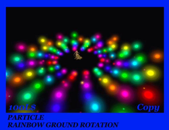 PARTICLE RAINBOW GROUND ROTATION