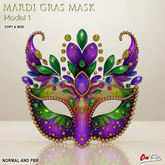 [ConTrato] Mardi Gras Mask Model 1