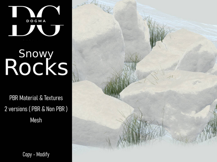 [Dogma] Snowy Rocks 2 PBR/NON Fatpack