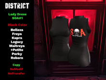 DM - SOA Dress Black Latex side Black#1 v1