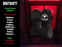 DM - SOA Dress Black Latex side Black#2 v1