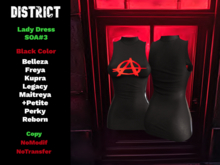 DM - SOA Dress Black Latex side Black#3 v1