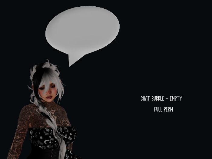 ~ VV ~ Chat Bubble - Full Perm