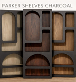 Modern.Kind Parker Shelves [Charcoal] PBR ONLY