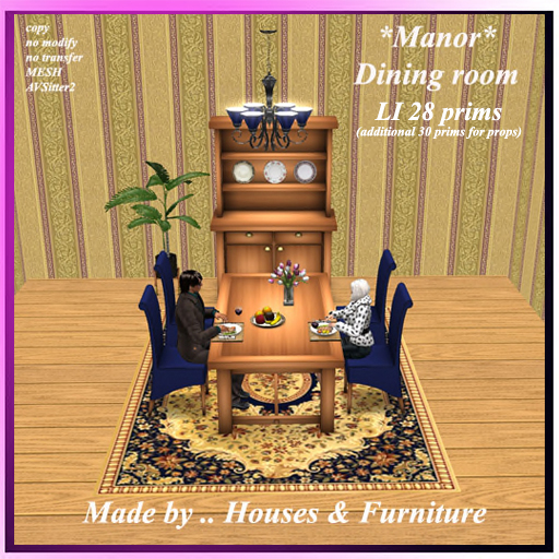 *Manor* Dining room
