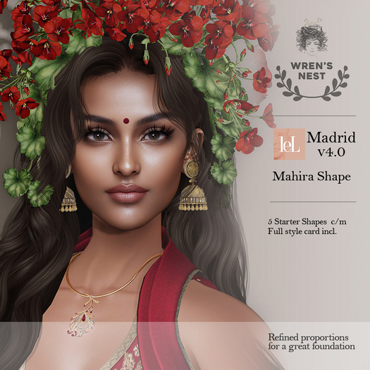 LELUTKA MADRID SHAPE - { wren's nest } - Mahira