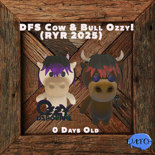 DFS Cow & Bull Ozzy! (RYR 2025)     RARE