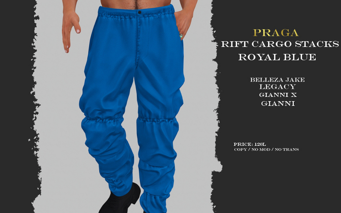 Praga Rift Cargo stacks - Royal Blue