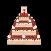 Happy Birthday with a kiss cake  