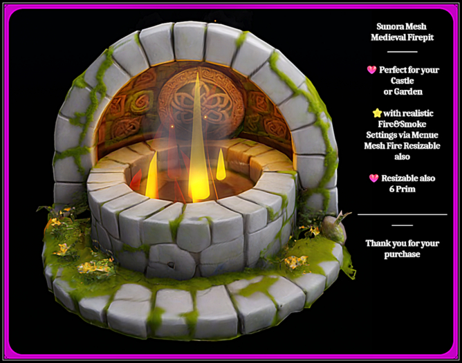 Sunora Mesh Medieval Firepit
