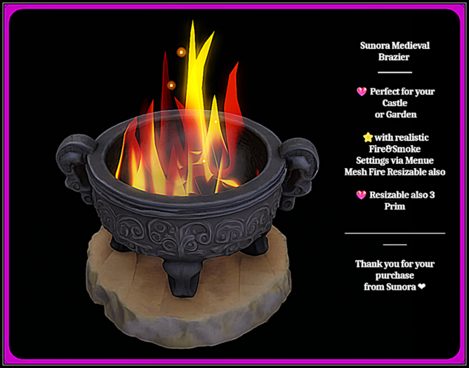 Sunora Medieval Brazier