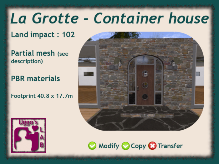 La Grotte - Container house