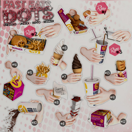 Dots - Fast Eats - #1 Nugget Meal RARE