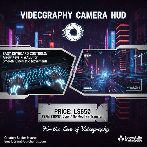 Videography camera hud