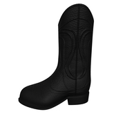 Spade: Carter Cowboy Boots (Black)