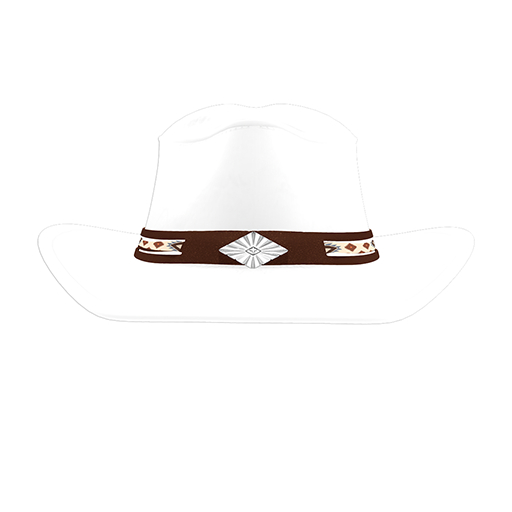 Spade: Carter Cowboy Hat (White)