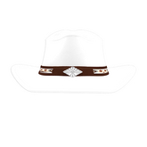 Spade: Carter Cowboy Hat (White)