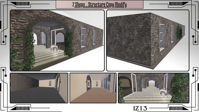 Two Shop Structure Copy Modify