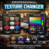 PROFESSIONAL TEXTURE CHANGER / ADVANCED COLOR PICKER  Script