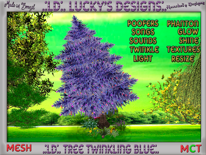 .:LD:. Tree Twinkling Blue:.