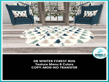 DB WINTER FOREST RUG  add me