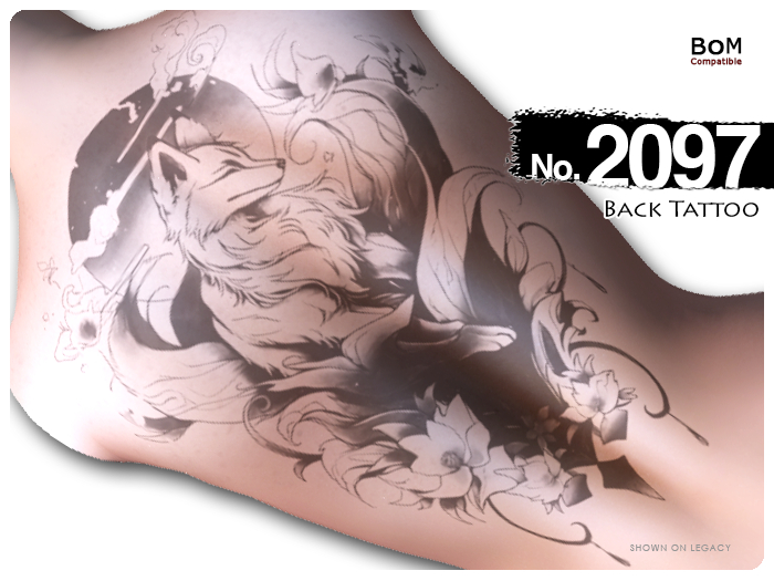 (Back Tattoo) No.2097