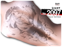 (Back Tattoo) No.2097 Light