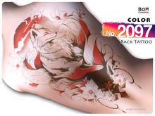 (Back Tattoo) No.2097 Color