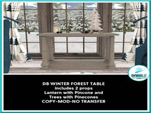 DB WINTER FOREST TABLE  add me