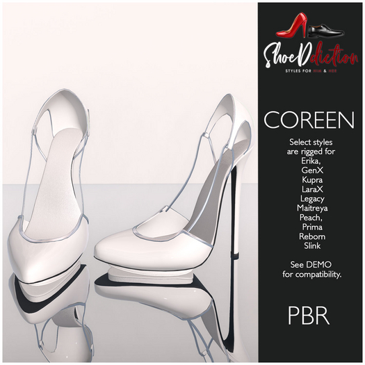 Coreen Shoe White PBR