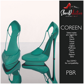 Coreen Shoe Teal PBR