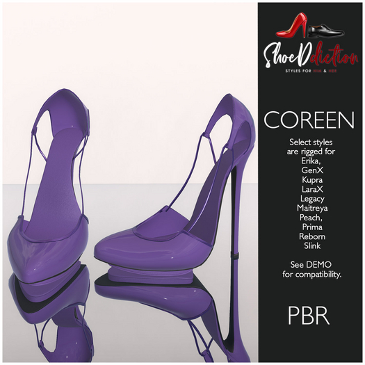 Coreen Shoe Purple PBR