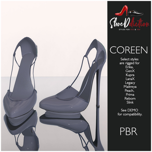 Coreen Shoe Blue PBR