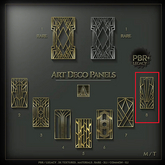 Architect. Art Deco Panel #8 ( Common )